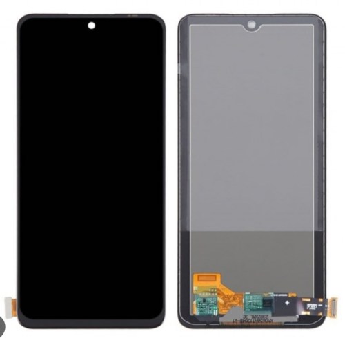 Display LCD e Touch OLED para Xiaomi Redmi Note 12 4G 2023 / 12 5G 2022 / Poco X5 5G 2023 preto matte